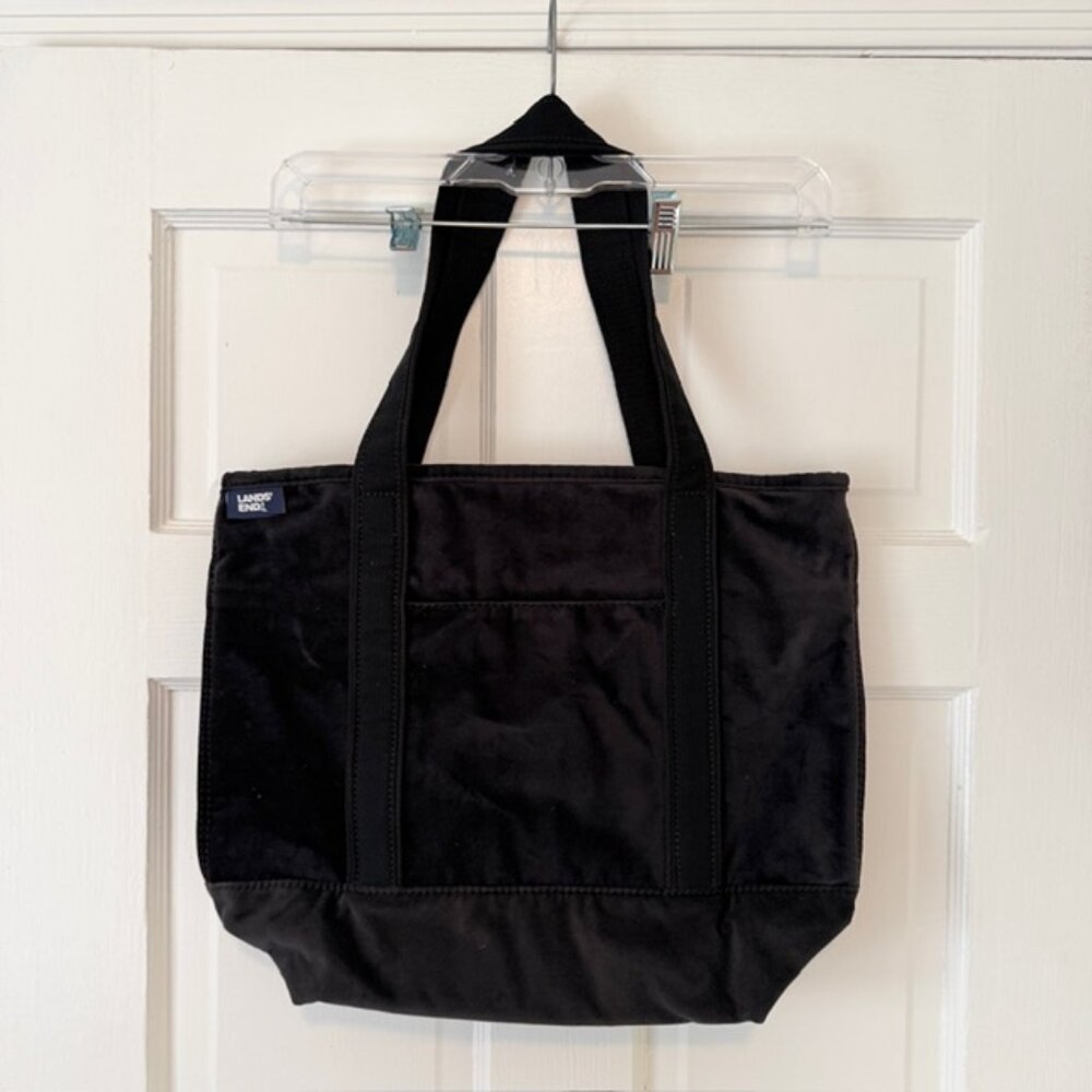 NWT Land's End Velvet Medium Zip Top Tote Sealed
